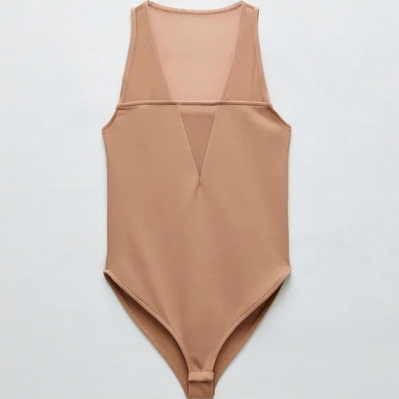 Zara combination tulle bodysuit - Picture 2 of 10